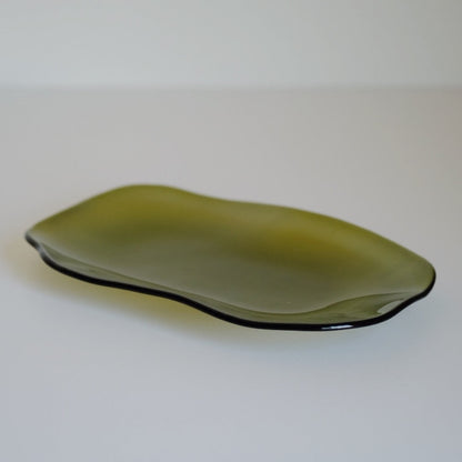 Glass Wave Plate - Khaki