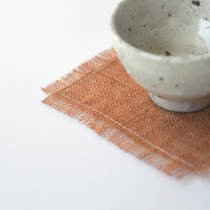 Sambe Tea Coaster - Sand Brown
