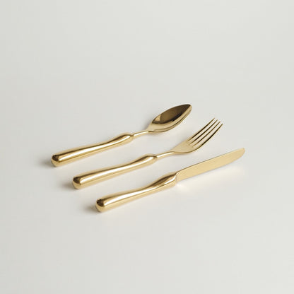 The Horang Flatware Set - Gold