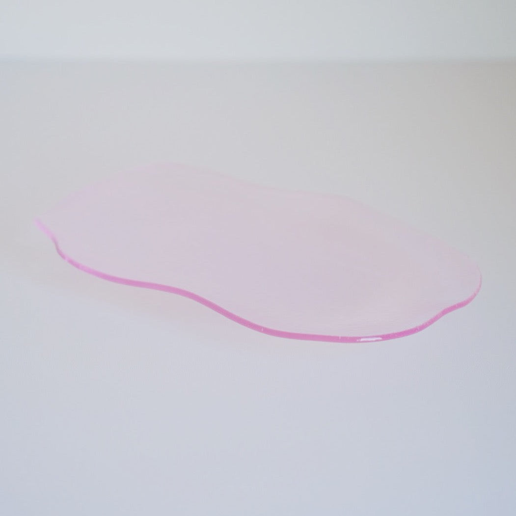 Glass Wave Plate - Pink