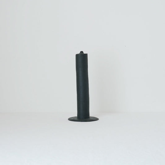 Black Ceramic Candle Shaped Vase
