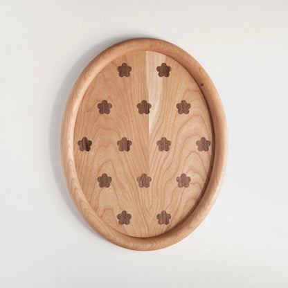 Cherry Wood Bold Tray - Large