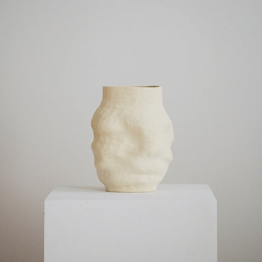 Thick Neck Vase, 2021 - Yellow