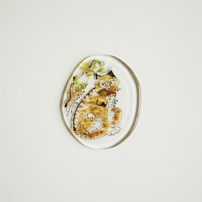 Glass Christmas Ornament Set of 4
