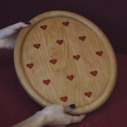 Cherry Wood Bold Tray - Large