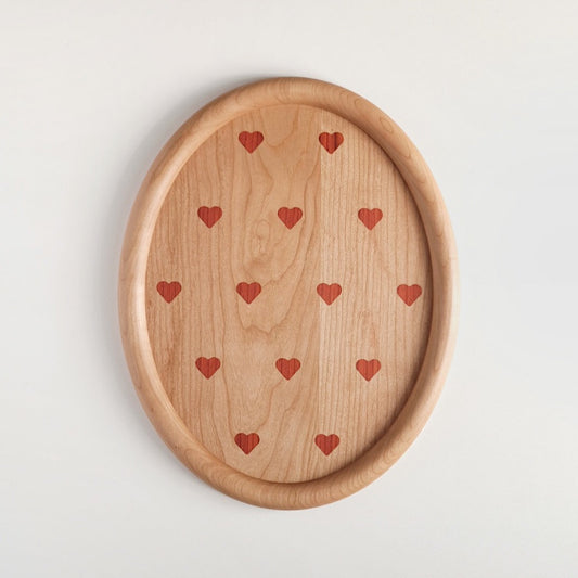 Cherry Wood Bold Tray - Large
