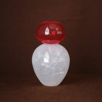 Stackable Beoseot Vase - Red/White