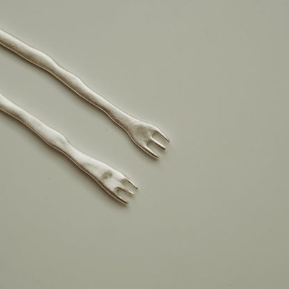 Silver Plated Dessert Fork (3-prong)