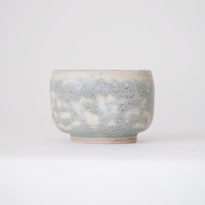 Small Wobbly Mug - White Moss
