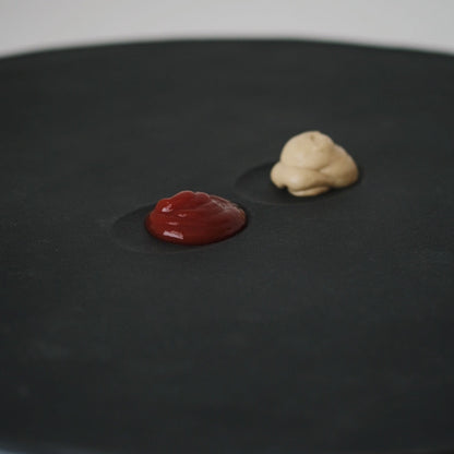 Black Presentation Ceramic Tray