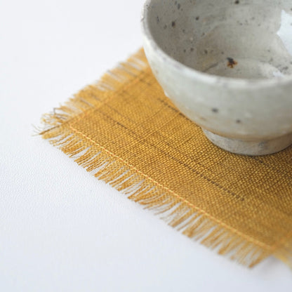 Sambe Tea Coaster - Mustard