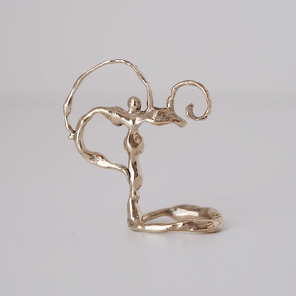 Aerigo Brass Candle Holder