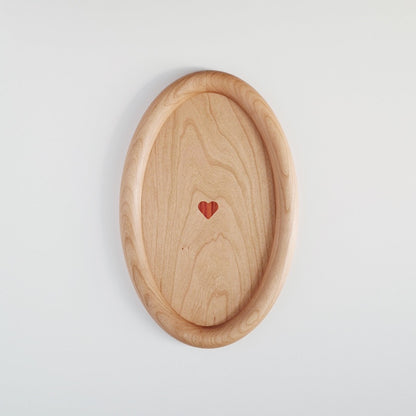 Cherry Wood Bold Tray - Small