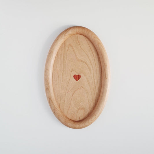 Cherry Wood Bold Tray - Small