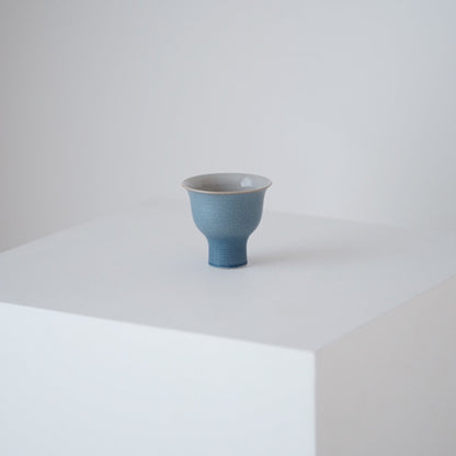 Footed Teacup - Vintage Blue (set of 3)