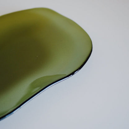 Glass Wave Plate - Khaki