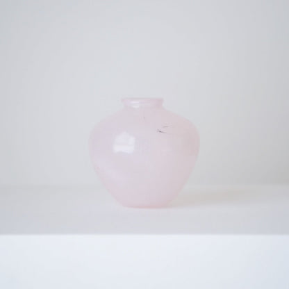 Small Hanji Glass Vase - Pink