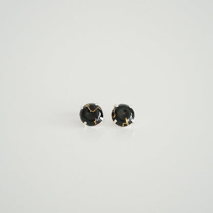 Chilbo Earrings - Black / Blue