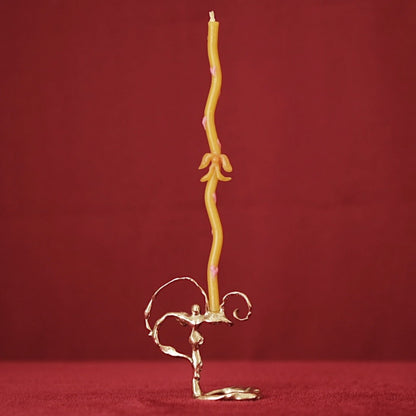 Aerigo Brass Candle Holder