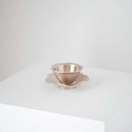 Yugi Flower Soju Cup and Saucer Set