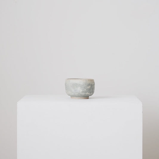 Small Wobbly Mug - White Moss