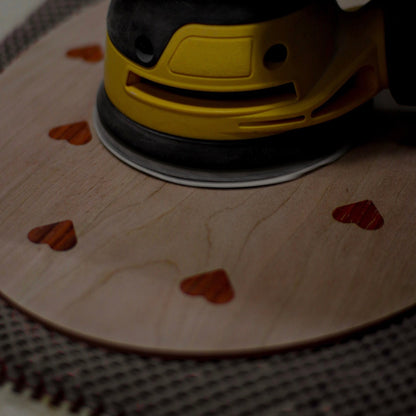 Cherry Wood Bold Tray - Small
