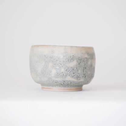 Small Wobbly Mug - White Moss
