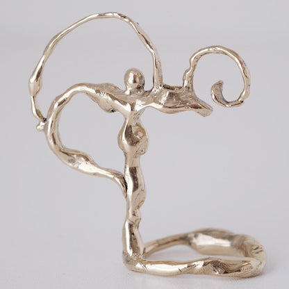 Aerigo Brass Candle Holder