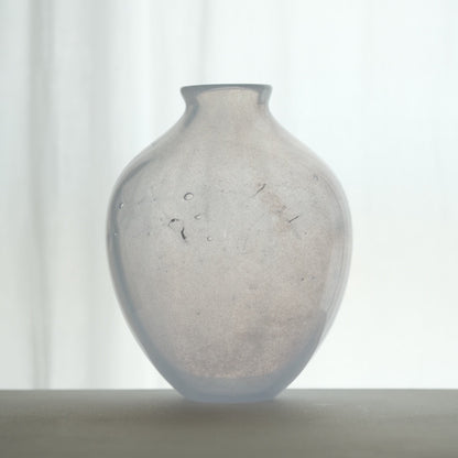 Large Hanji Glass Vase - Lavender