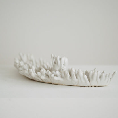Mosaic Leaf Candle Holder