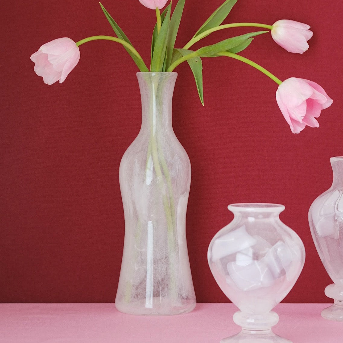 Step - Tall Glass Vase