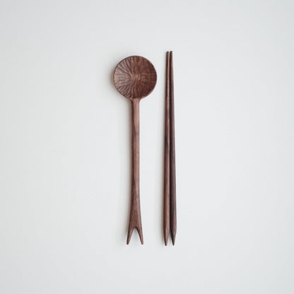 Jebi Tail Wooden Spoon and Chopstick Set