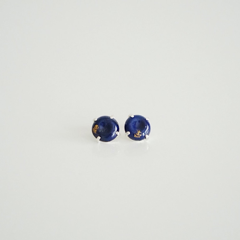 Chilbo Earrings - Black / Blue