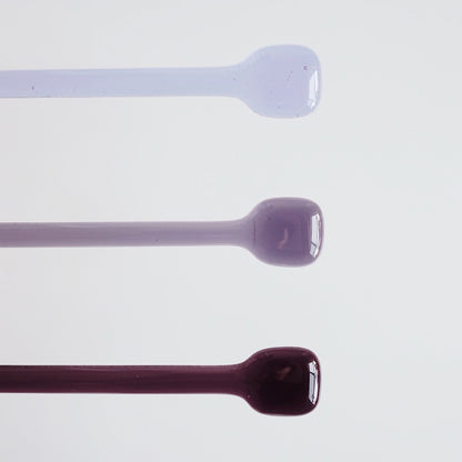 Glass Swizzle Stick - Rainbow